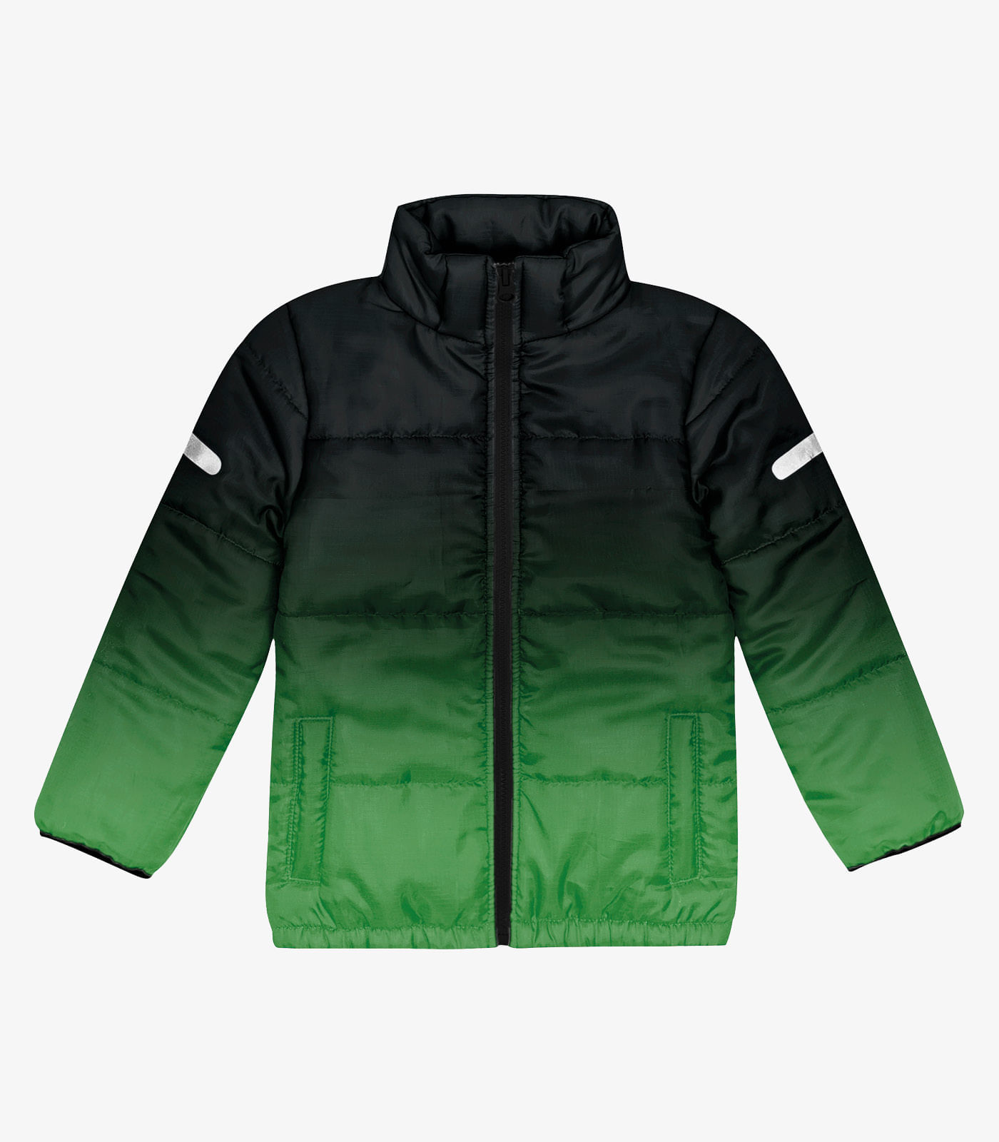 Jaqueta Puffer Infantil Masculina Trick Nick Preto - imagem 1