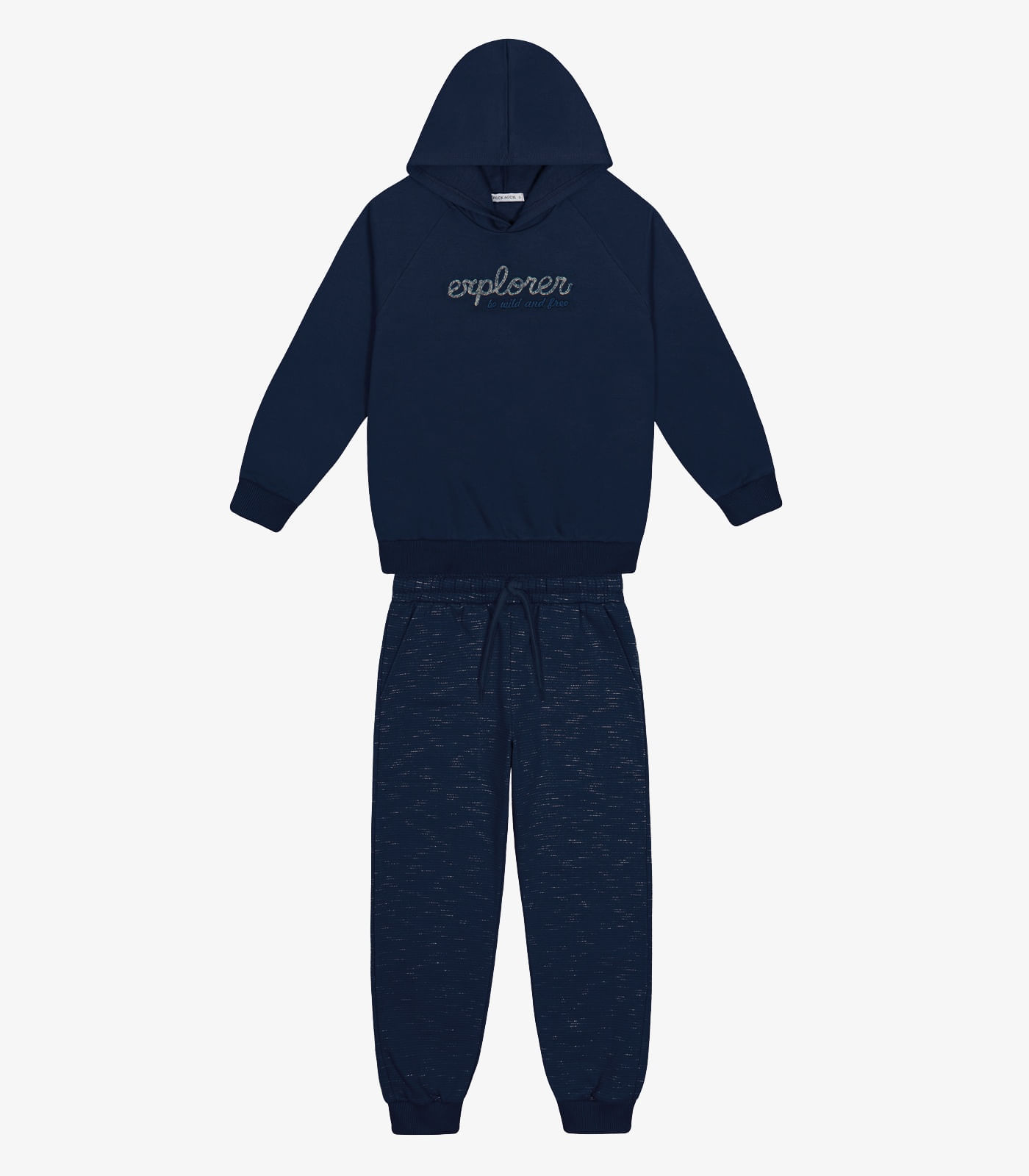 Conjunto Blusão com Capuz e Calça da Trick Nick Azul - imagem 1