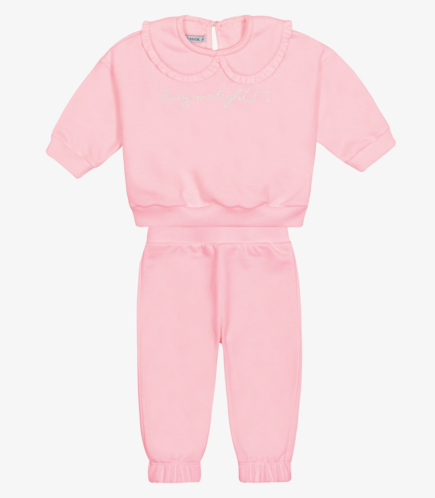 Conjunto Blusão com Calça Menina Trick Nick Rosa - imagem 1