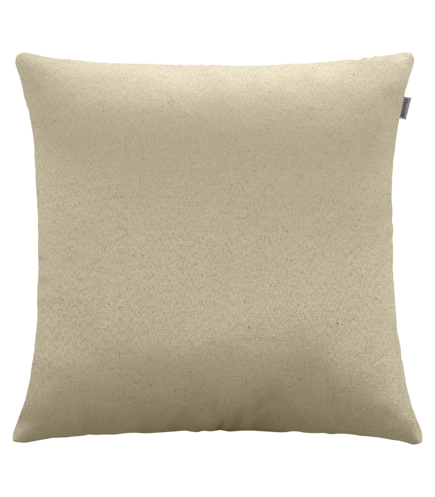 Capa De Almofada Jacquard Liso Adomes Bege - imagem 1