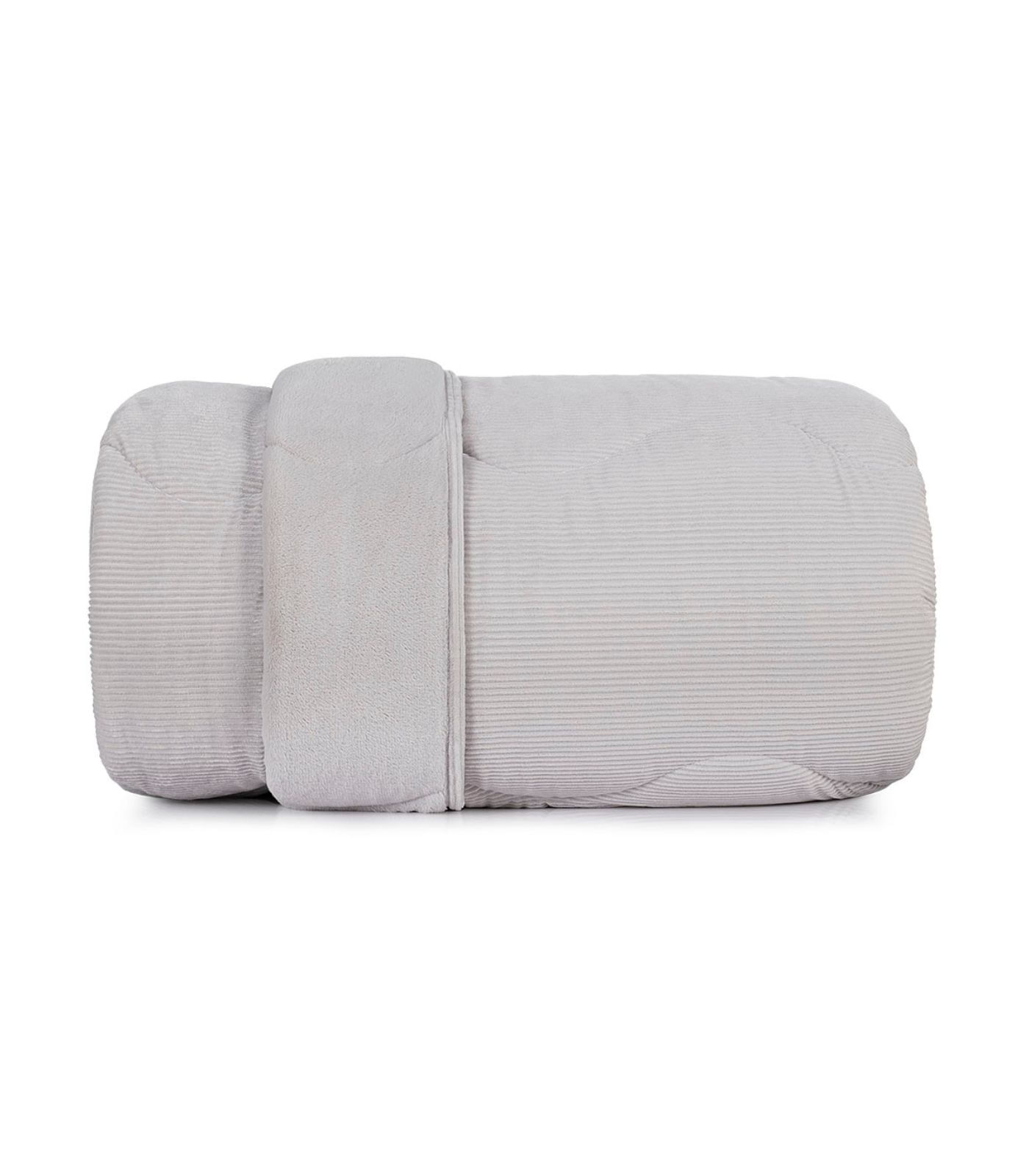 Edredom Queen Blend Sense Boss Peluciado Altenburg Cinza - imagem 1