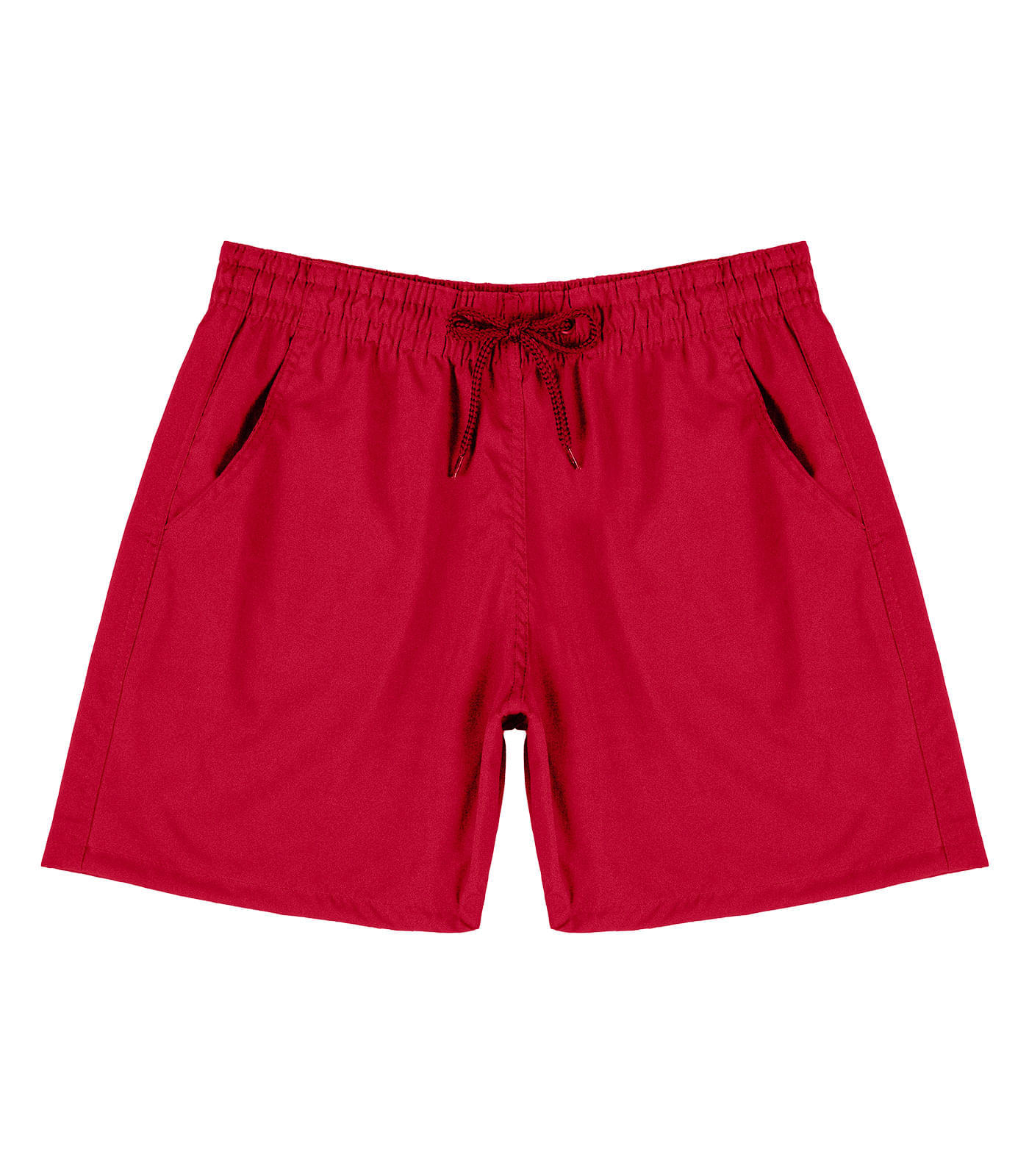 Bermuda Masculina Com Bolsos De Tactel Select Vermelho - imagem 1