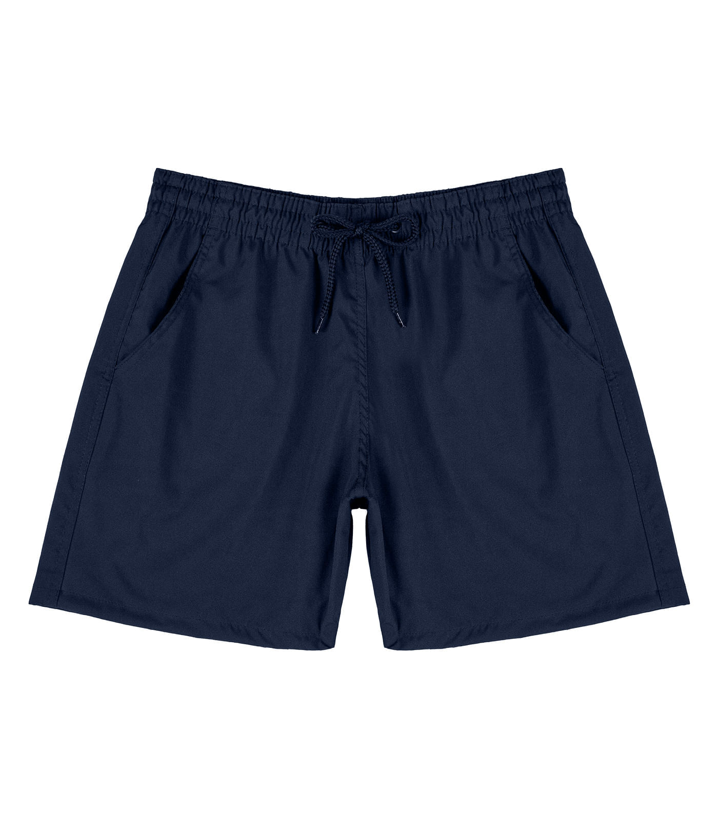 Bermuda Masculina Com Bolsos De Tactel Select Azul - imagem 1