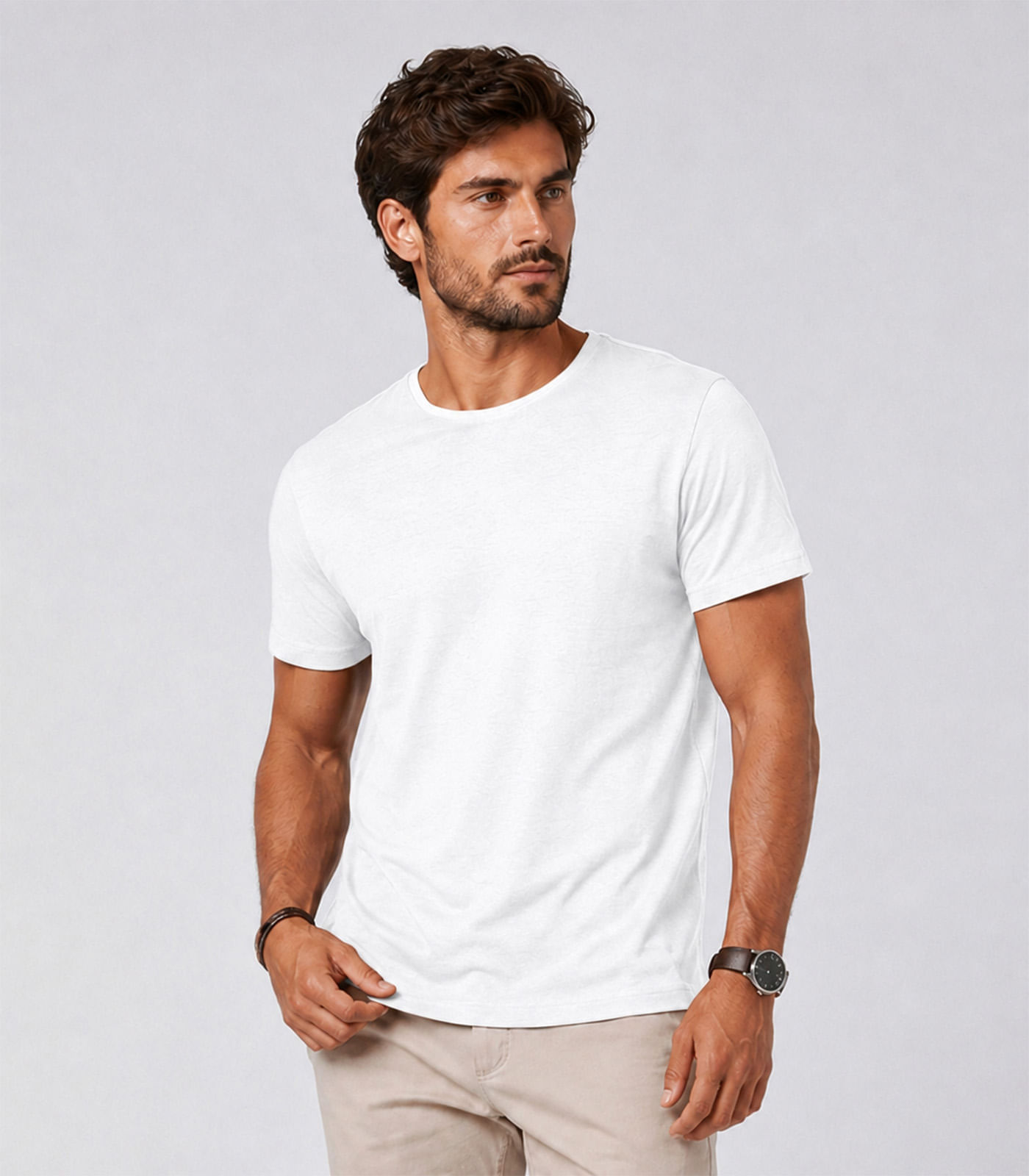 Camiseta Flamé Masculina KO Branco - imagem 1