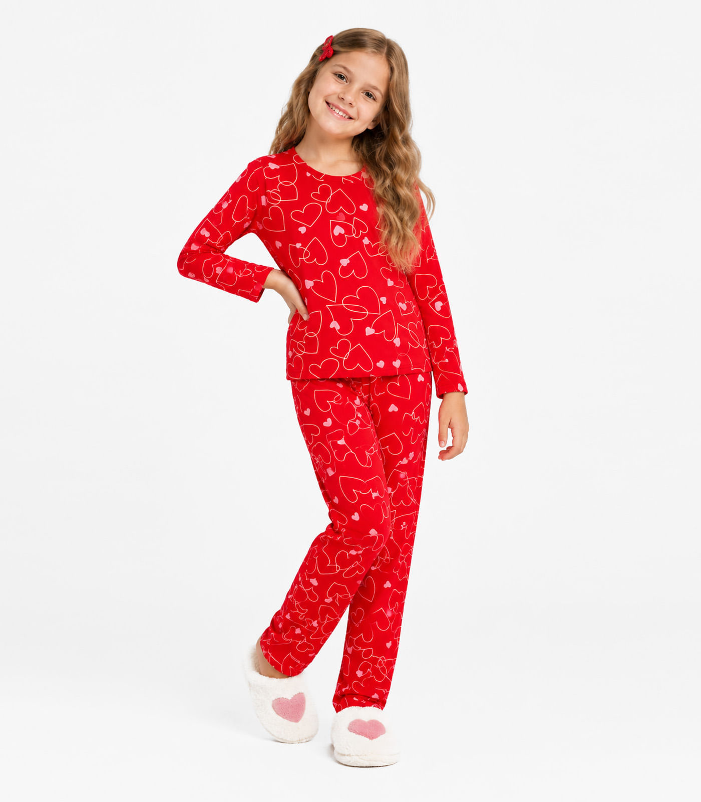Pijama Infantil Estampado Select Vermelho - imagem 1