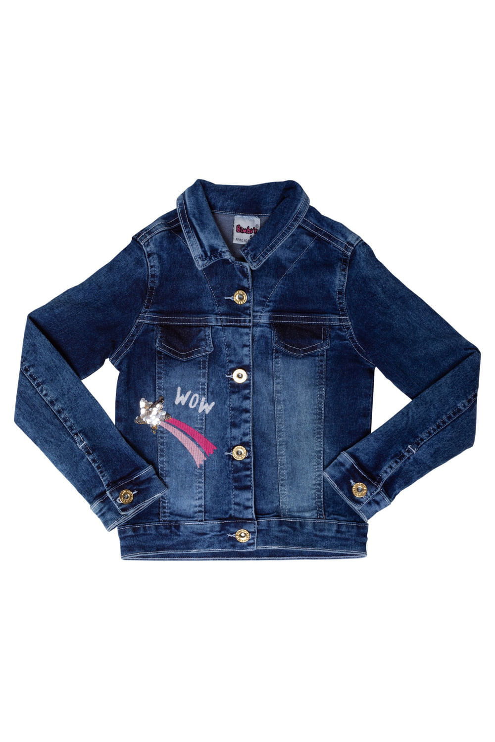 jaqueta jeans feminina caedu