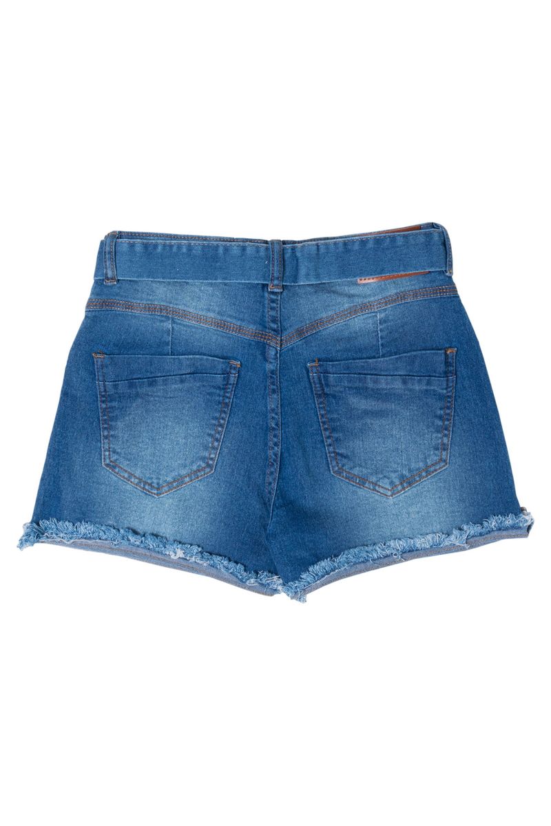 shorts jeans juvenil feminino