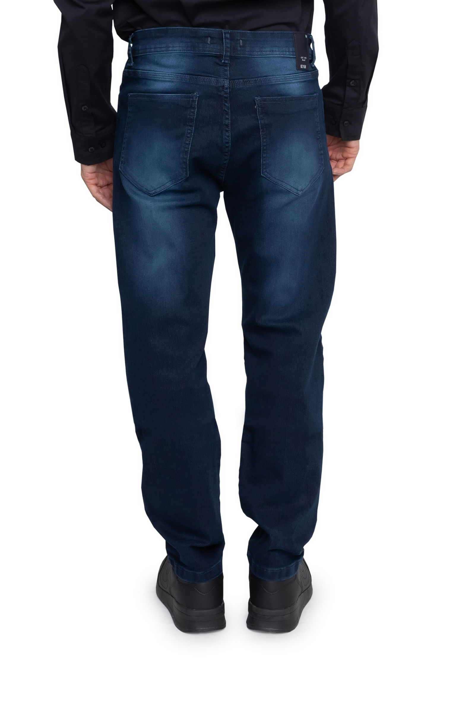 SIMWOOD-COOLMAX Jeans de tecido masculino, secagem rápida