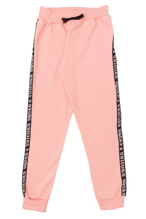 Calça Juvenil Feminina Moletom Rosa