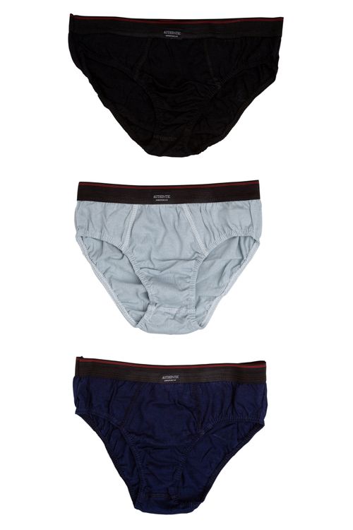 Kit 3 Cuecas Sortidas Elástico Aparente