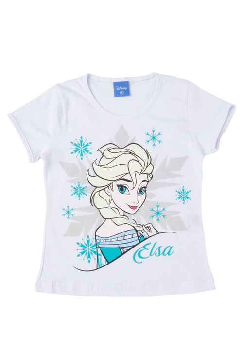 Blusa Infantil Branca Frozen