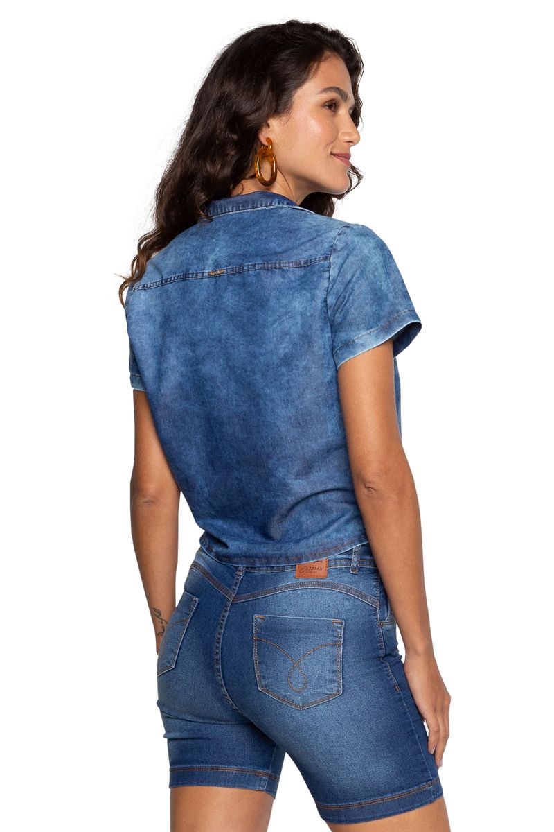 Camisa-Cropped-Feminina-Amarracao-Jeans-Estonado