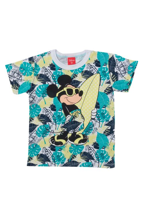 Camiseta Infantil Mickey Surfista