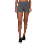 Shorts-Feminino-Esportivo-Basico-Mescla