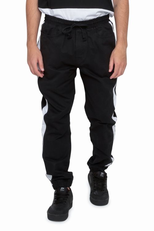 Calça Masculina Jogger em Sarja Preta