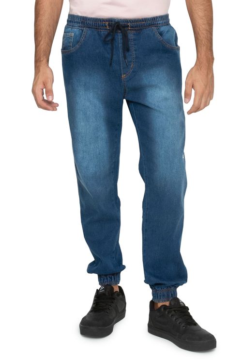 Calça Masculina Jogger Jeans Médio