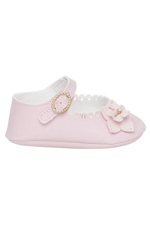 Sapatilha Infantil Baby Rosa Flor