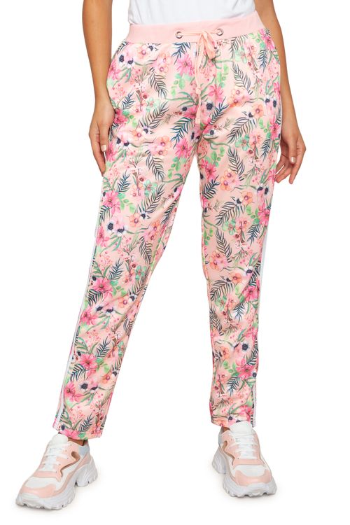 Calça Feminina em Helanca com Estampa Floral
