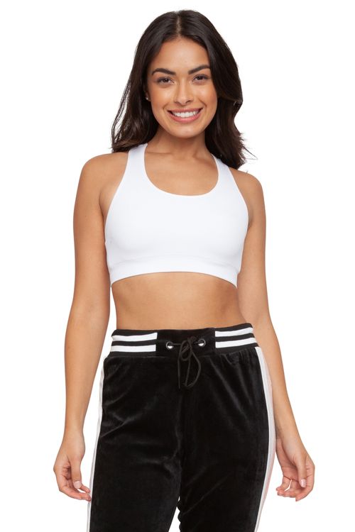 Top Feminino Sem Costura Branco
