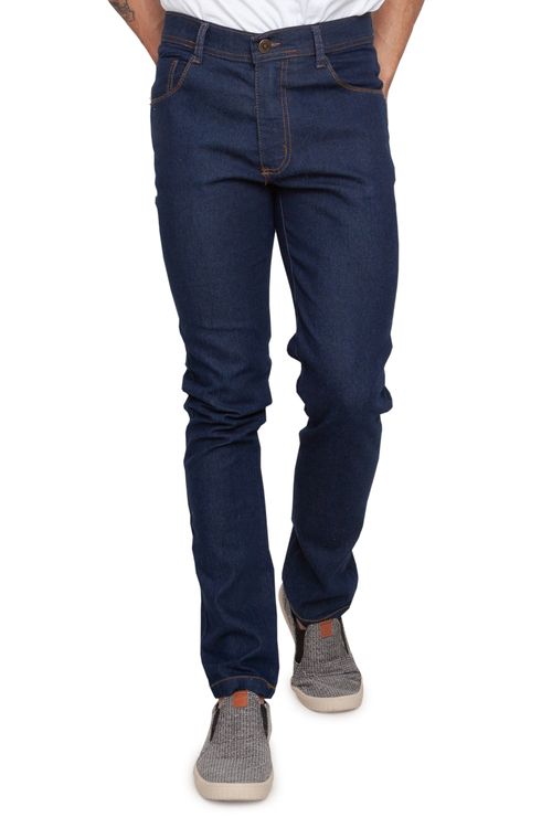 Calça Jeans Reta Masculina Amaciada