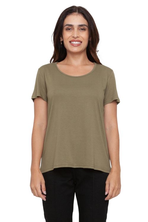 Blusa Feminina em Viscolycra Verde