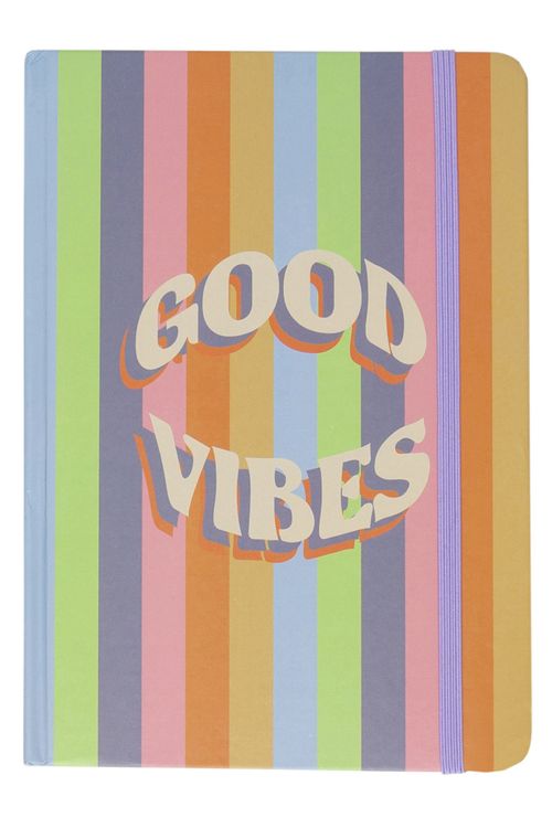 Caderno com Estampa Good Vibes