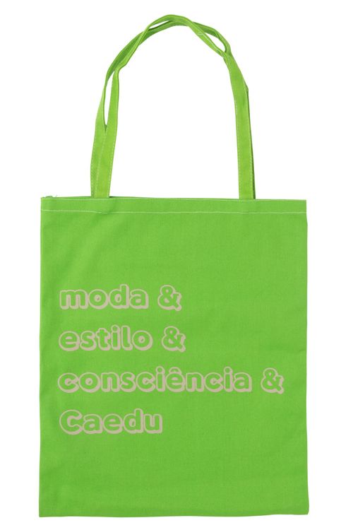 Bolsa Ecobag Estampada Verde