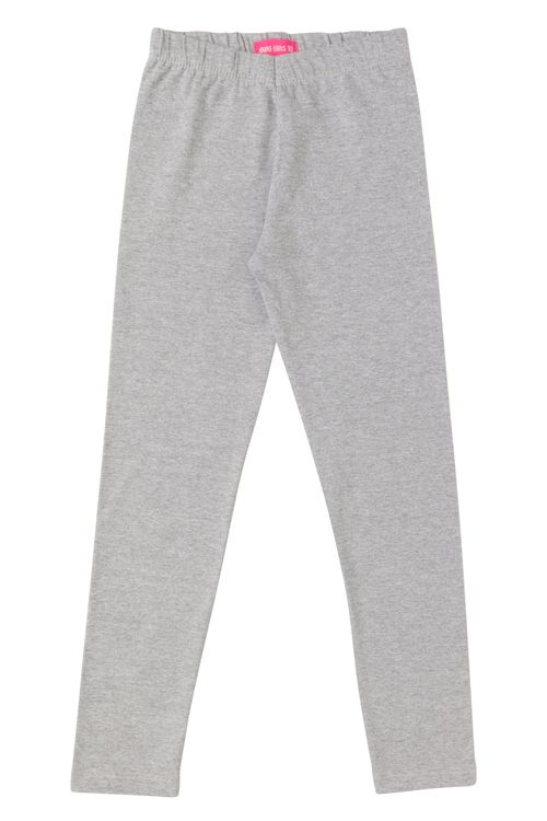 Calça Legging Juvenil Feminina 10/16 Anos Cinza