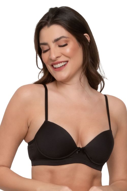 Sutiã Básico Liso Preto