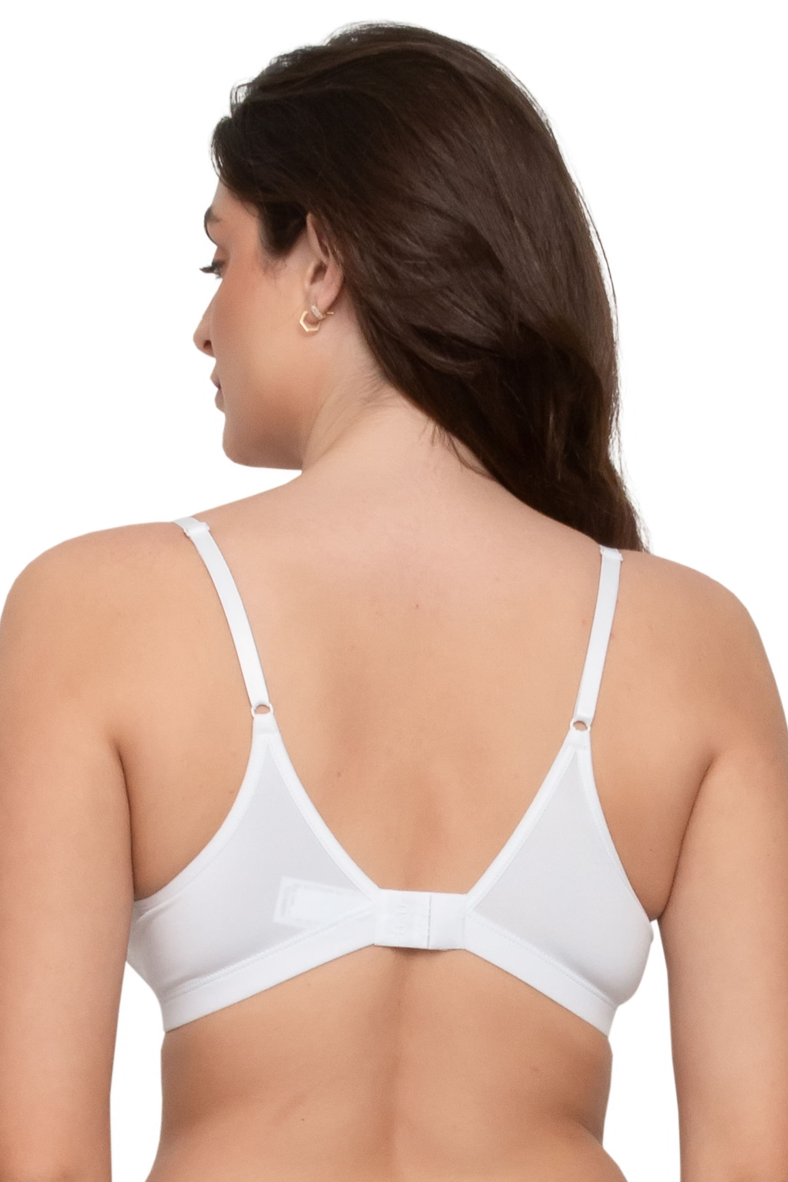 Vgplay-sutiã branco push up sem alças para mulheres, alça de banda  transparente, lingerie antiderrapante, peito grande, plus size, 32-44, C,  D, E, F - AliExpress