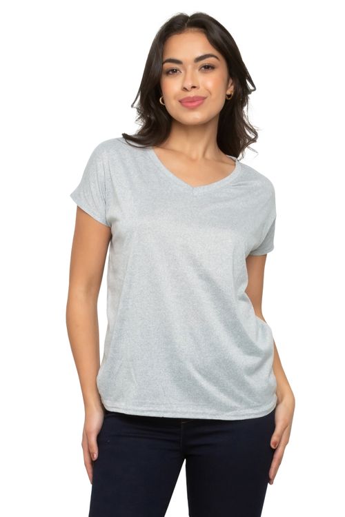 Blusa Feminina Casual Mescla