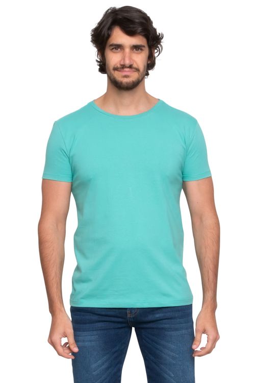 Camiseta Masculina Premium Lisa Verde