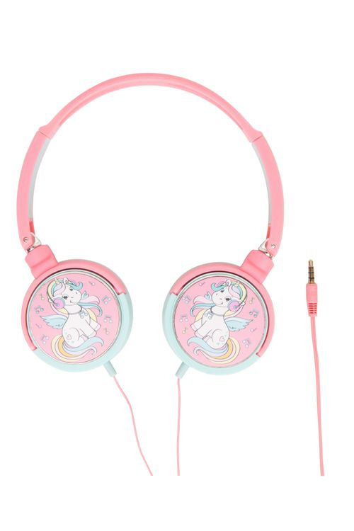 Fone de Ouvido Infantil Unicórnio Rosa