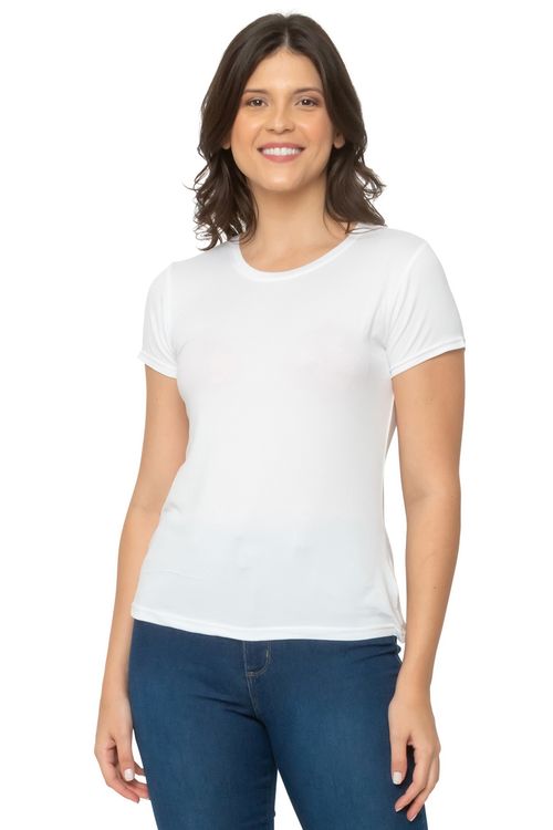 Blusa Feminina Lisa Branca