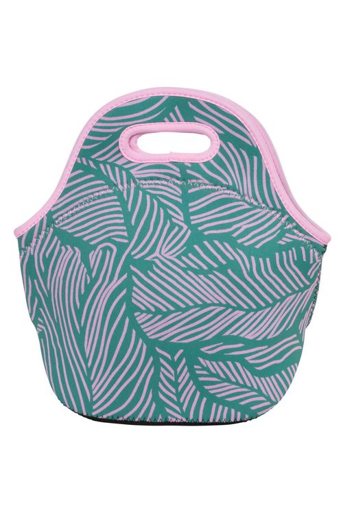 Lancheira com Estampa Folhagem Verde