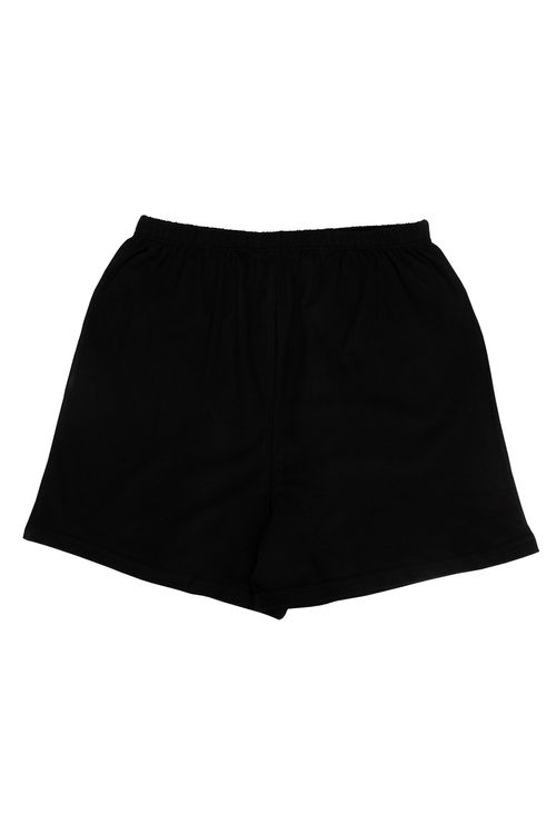 Cueca Samba Canção em Malha Preta Tam P