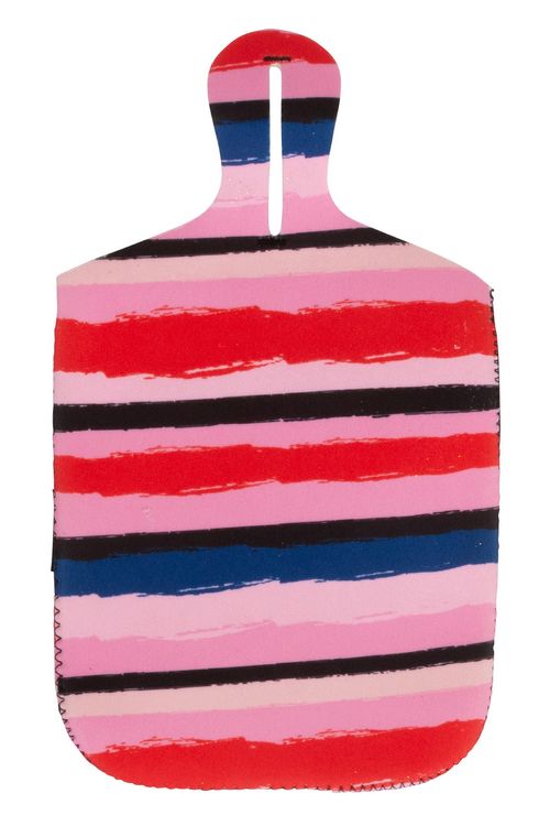 Lixeira para Carro Listrada Rosa