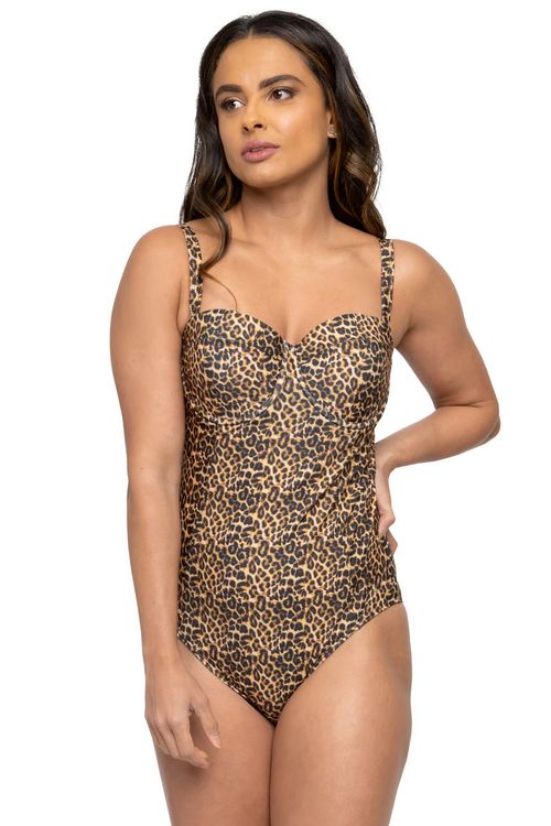 Maiô Feminino com Estampa Onça
