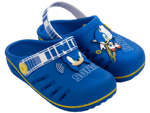 Sandália Infantil Grendene Babuche Sonic Azul