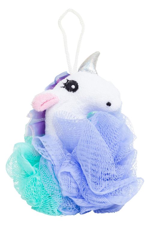 Esponja de Banho Unicórnio Lilás