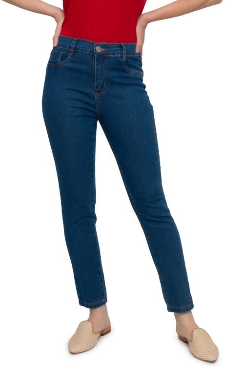 Calça Feminina Jeans Skinny Médio
