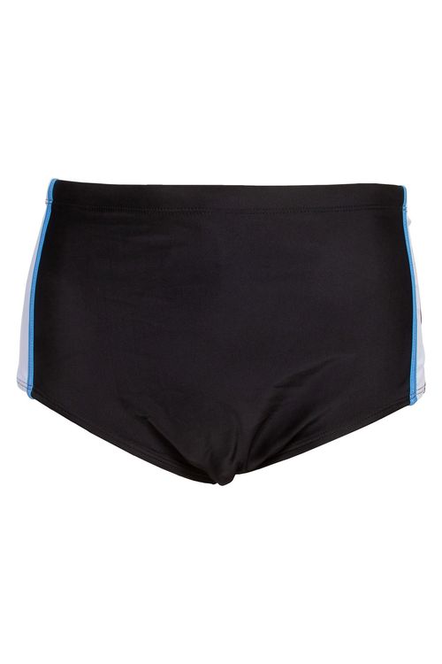 Sunga Boxer Masculina Super com Listras Branca Azul e Preta