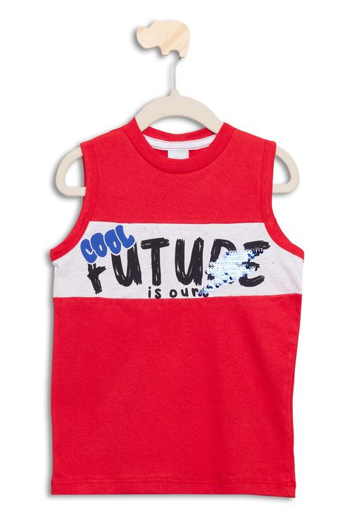 Regata Infantil Masculina 1/3 Anos  Future  Vermelha