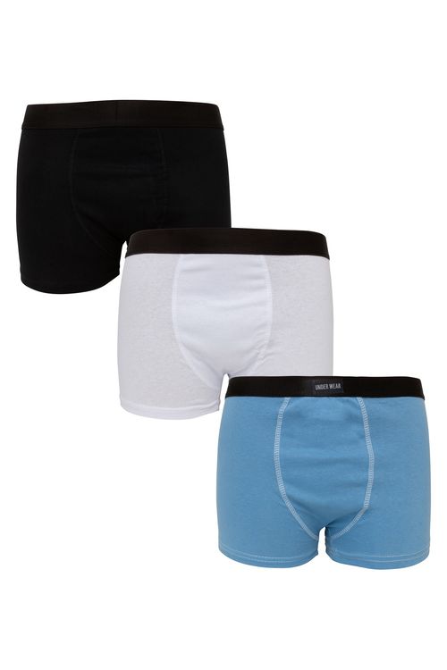 Kit 3 Cuecas Boxer em Malha Cores Sortidas Tam GG
