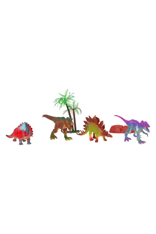 Brinquedo Infantil Kit 4 Dinossauros