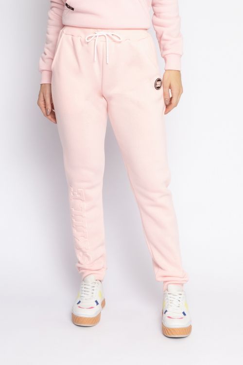 Calça Jogger Femininina em Moletom Rosa Claro