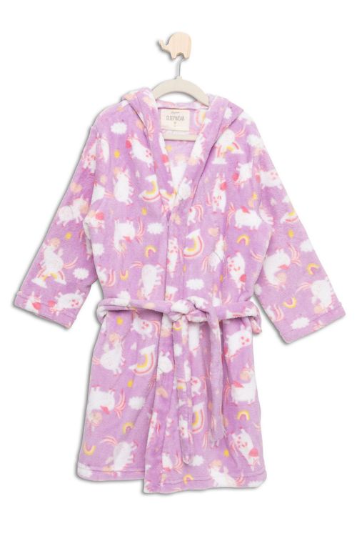 Robe Infantil Curto com Estampa Unicórnio Tam 4 a 10