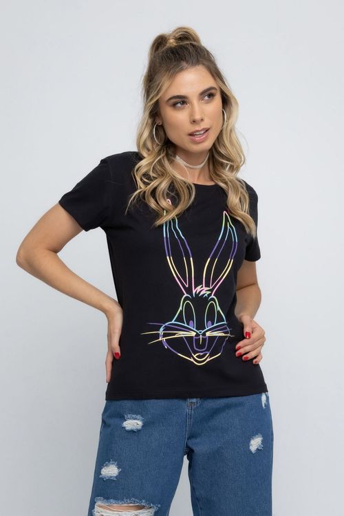 Blusa Feminina Pernalonga Preta
