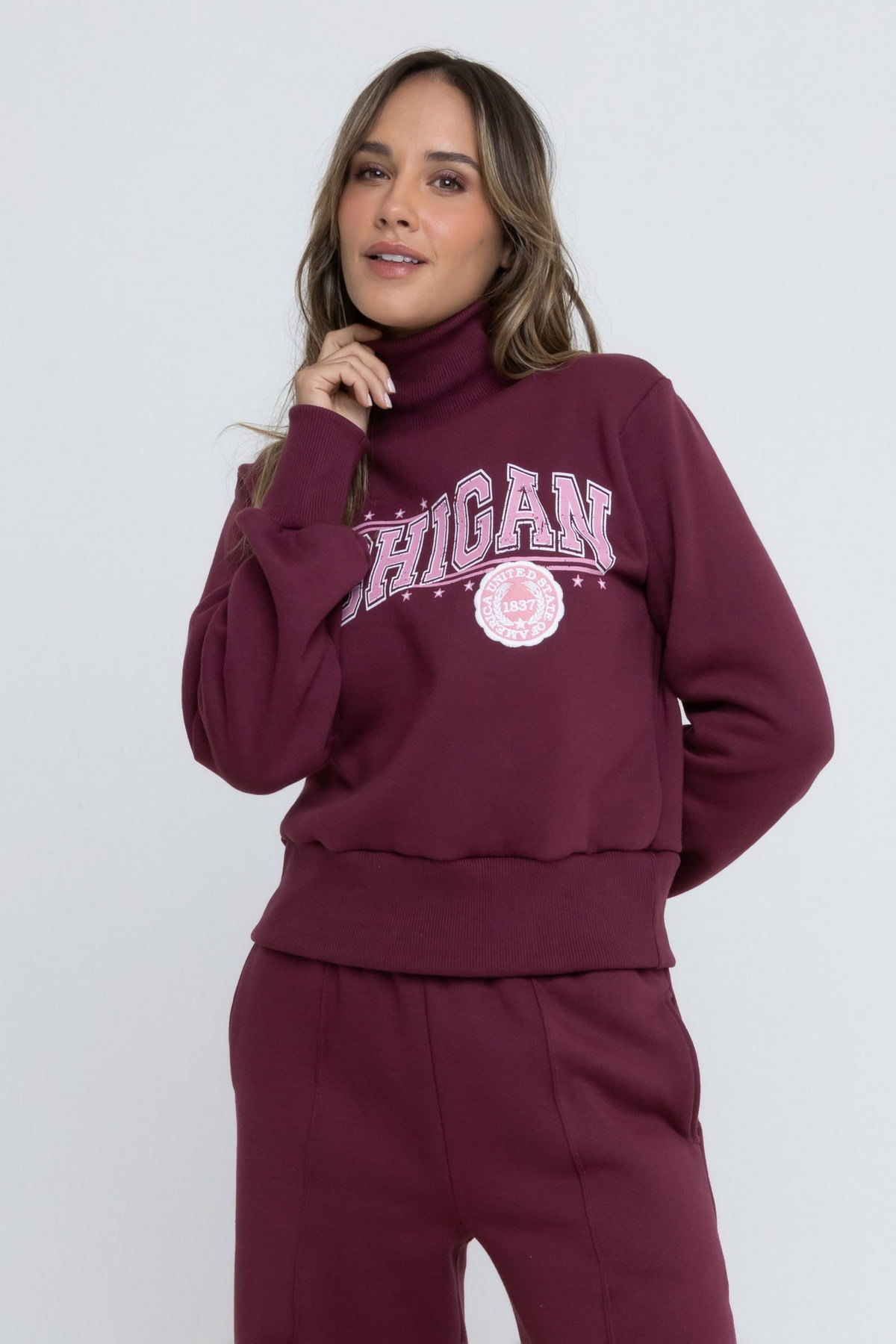 Moletom hot sale feminino caedu