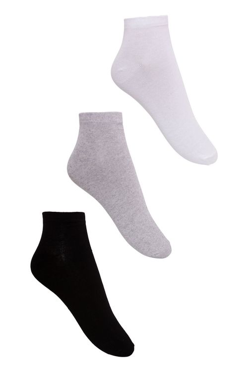 Kit 3 Pares de Meias Masculinas Cano Médio Sortidas Multicor